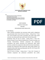 SE No 26 Tahun 2023 Tentang Penyampaian Akses Sidalih KPU PDF
