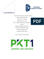 Implementación de poka-yokes en centro de envíos PKT1