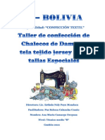 Trabajo de Investigacion y Propuesta de Un Emprenmiento Chaleco PDF