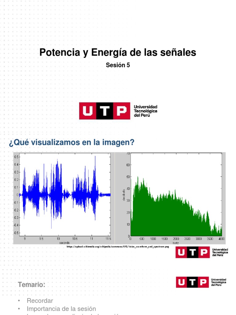 S05.s1 Material - Potencia y Energía 2 | PDF | Densidad espectral ...