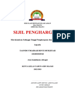 Sijil Penghargaan Pengawas