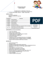 Lista de Útiles 4to. Grado de Primaria PDF