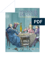 Lectura 6. Fisiología Del Gusto (Brillat Savarin) PDF