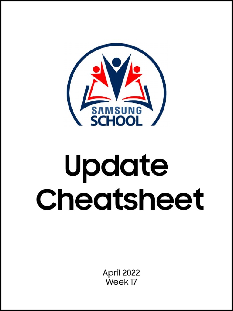 Cheatsheet PDF | PDF