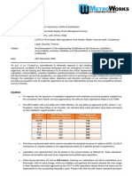 Reinforcing Guidelines on Issuance, Liquidation and Inventory of Installation Equipment