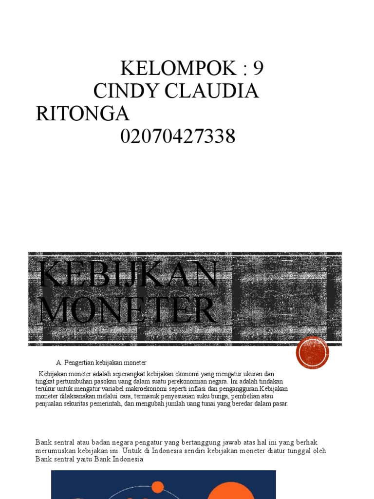 Kebijakan Moneter: Definisi dan Tujuan | PDF | Bisnis | Ilmu Sosial