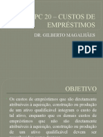 Cpc 20 – Custos de Empréstimos