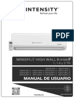 User Manual Minisplit R410a