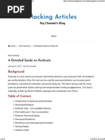 A Detailed Guide On Kerbrute PDF