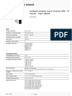 Modicon X80 Modules - BMXAMI0810 PDF