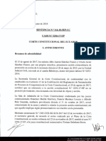 Corte Constitucional del Ecuador analiza nulidad procesal en caso laboral