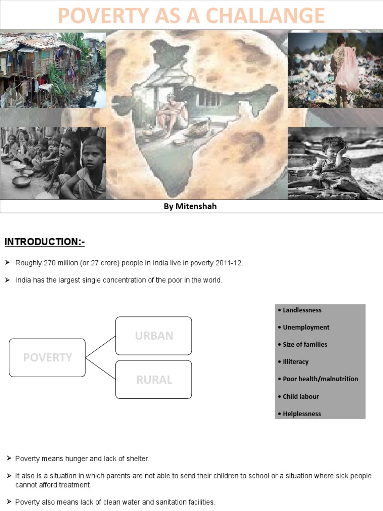 Understanding Poverty in India | PDF | Poverty | Poverty & Homelessness