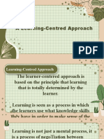 Learning-Centred Approach Explained