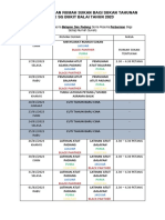 Jadual Rumah Sukan 2023 New