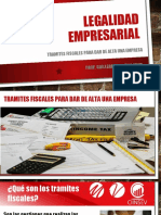 7-LEGALIDAD EMPRESARIAL PARCIAL II. - Tramites Fiscales para Dar de Alta Una Empresa