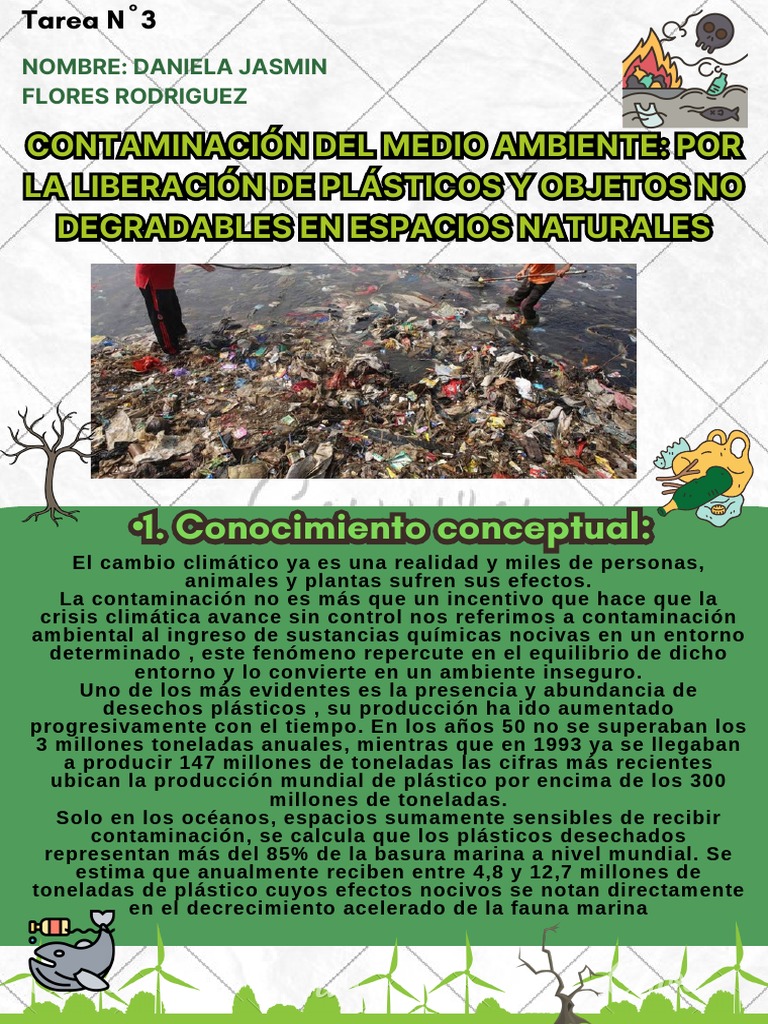 Contaminacion Del Medio Ambiente | PDF | Residuos | Contaminación