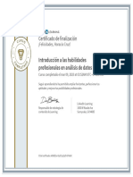 CertificadoDeFinalizacion - Introduccion A Las Habilidades Profesionales en Analisis de Datos