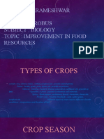 Improve crop yields through variety improvement