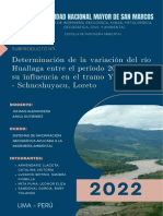 Variación del río Huallaga 2000-2021