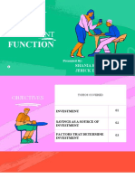 Investment Function (Shania and Dayot)