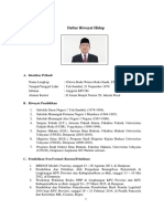 Daftar Riwayat Hidup Raka Sandi 21092021