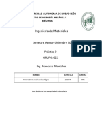 Práctica 9 Ingeniería de Materiales