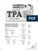 SNMPTN - 2009 Tpa PDF
