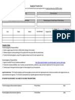 Equipment Transfer Form