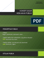 Konsep Dasar Kebijakan Publik PDF