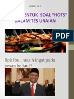 Penulisan Soal Uraian Hots