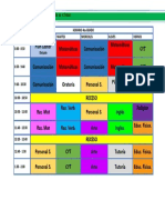 HORARIO 4to GRADO