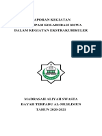 Laporan Kegiatan Partisipasi Kolaborasi Siswa Dalam Kegiatan Ekstrakurikuler PDF