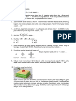 Latihan Soal Ujian Sekolah MTK 2023