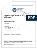 Applied Physics Lab Report 6 (Group A4) PDF