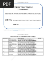 Ict Jhs 2 Term 3 Lesson Plan Draft 2018