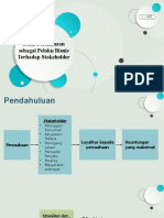 Etika Perusahaan Sebagai Pelaku Bisnis Terhadap Stakeholder