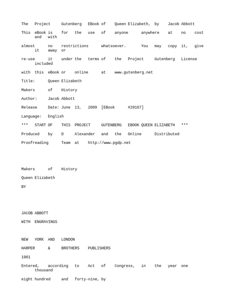 QUEEN ELIZABETH BIOGRAPHY PDF visual data 4