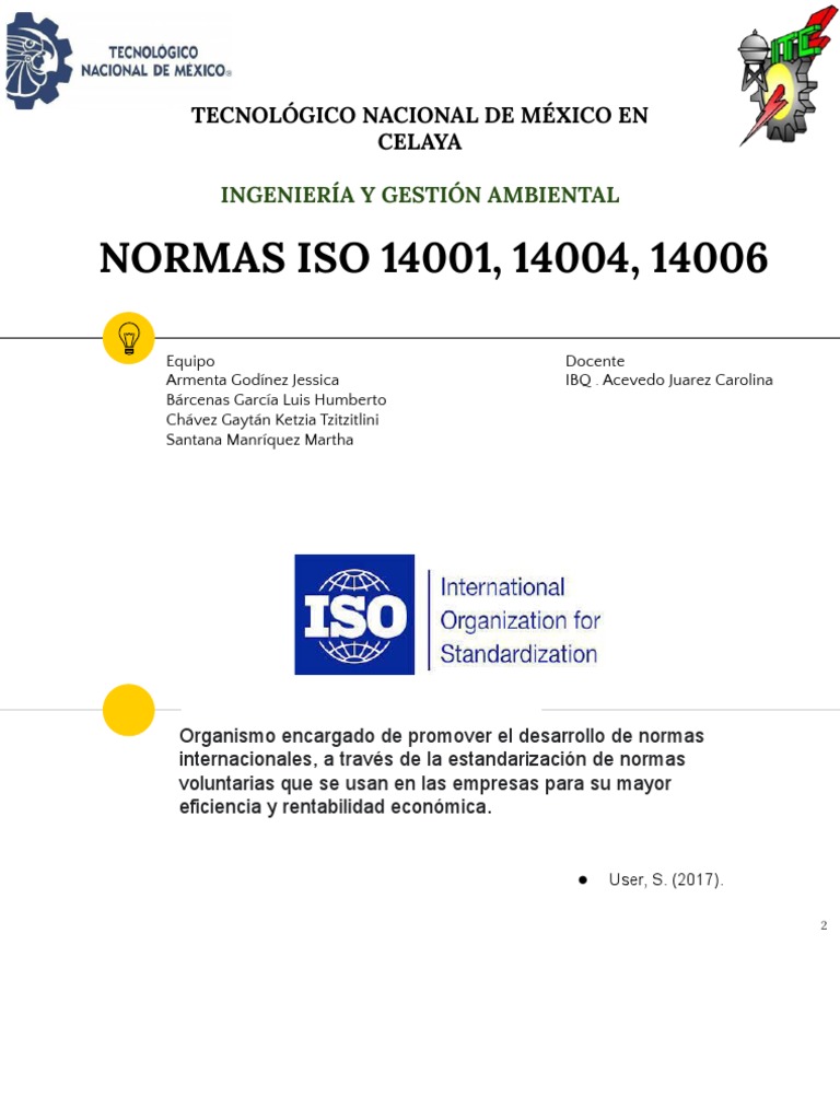 Normas ISO 14001, 14004 y 14006 | PDF | Business | Economias