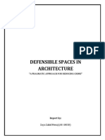 Defensible Spaces in Architecture