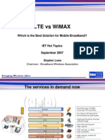 Lte Vs Wimax: Which Is The Best Solution For Mobile Broadband?