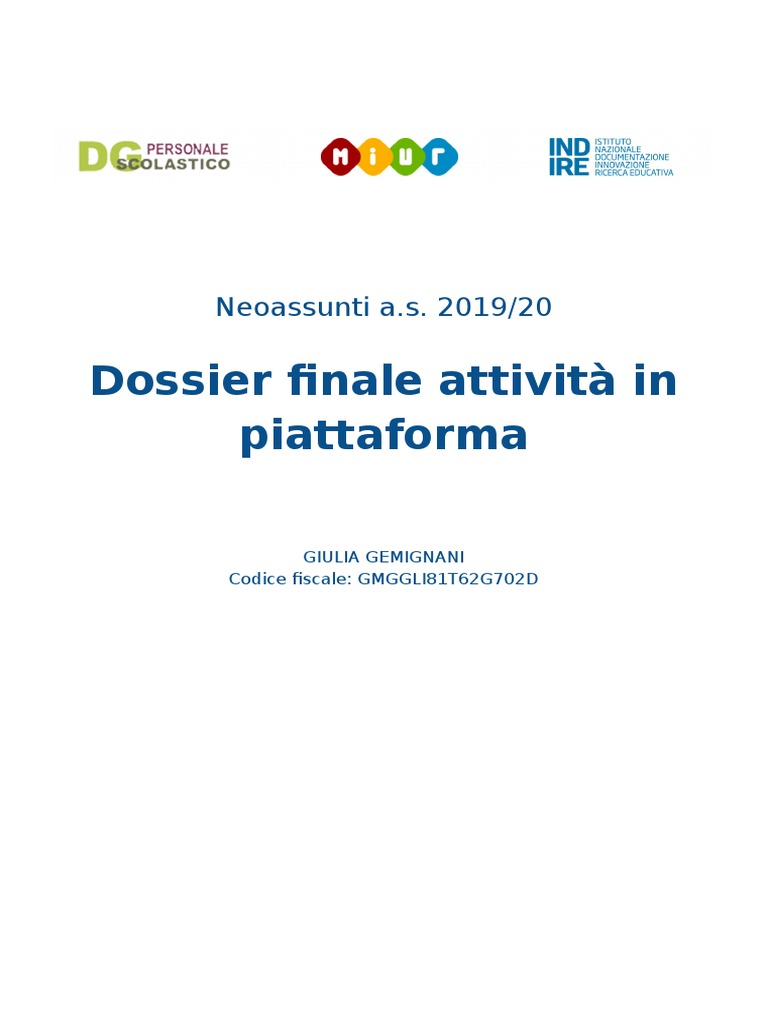 Dossier Finale | PDF