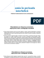 PFLC Economia in Perioada Inerbelica