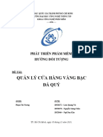 Do An Quan Ly Cua Hang Vang Bac Da Quy PDF