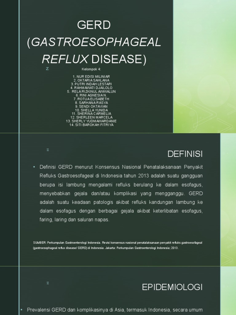 Kelompok 4 GERD | PDF | Kesehatan Holistik