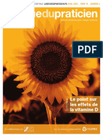Le Point Sur Les Effets de La Vitamine D PDF