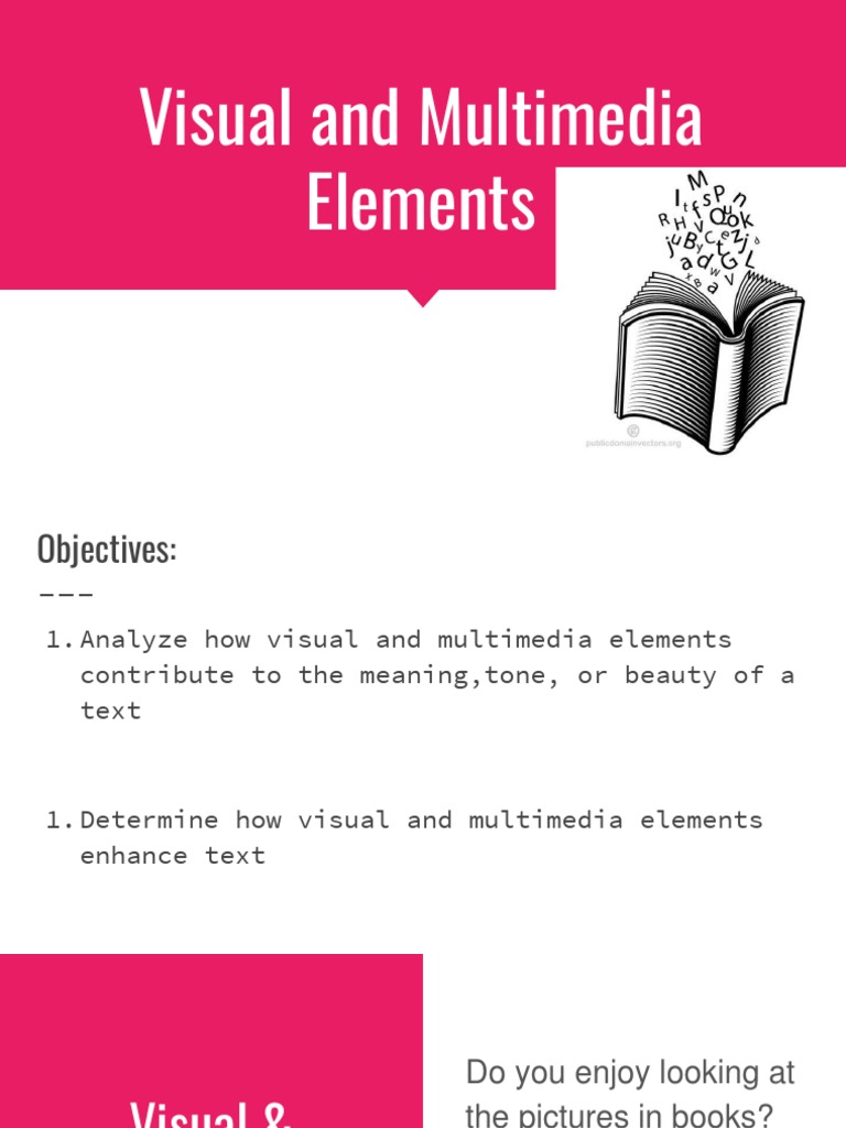 Visual And Multimedia Elements Quiz