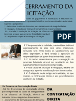 Do Encerramento Da Licitação e Da Contratação Direta PDF