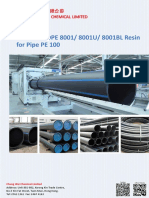 TAISOX® HDPE 8001 8001U 8001BL Resin For Pipe PE 100