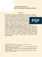 Programme Transesthétiques, Micropolitiques, Hybridations 1 PDF