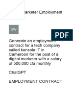 Console IT Employment Contract